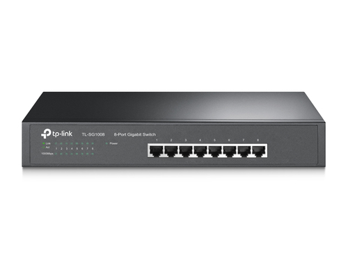 TP-Link 8 prt Dsktp Ggbt Swh steel case – TP-Link