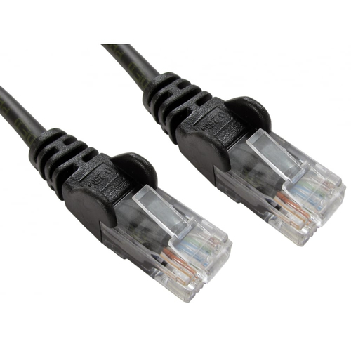 5M NETWORK 5E MOULDED BOOT BLK – Cables Direct
