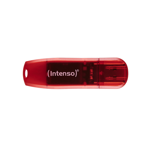 128GB Intenso Rainbow Line USB 2.0 Flash Drive Red – intenso