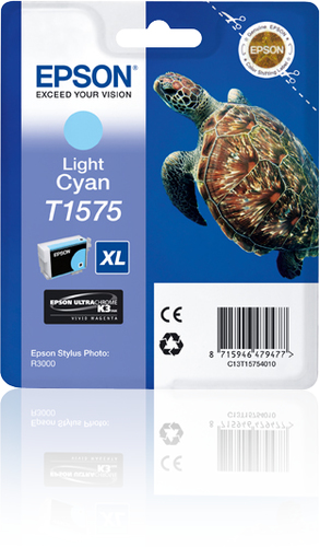 INK CART TORTUE LIGHT CYAN FOR EPSON STYLUS PHOTO R3000 – Epson