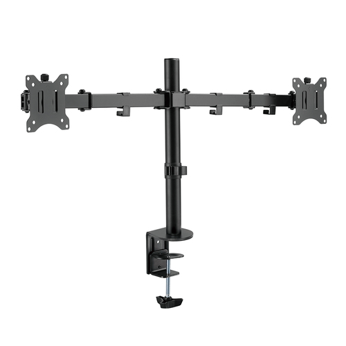 Dual Monitor mount, 17-32, steel, 360� VESA plate – LogiLink