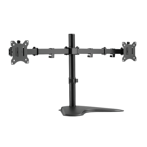 Dual Monitor stand, 17-32, steel, 360� VESA plate – LogiLink