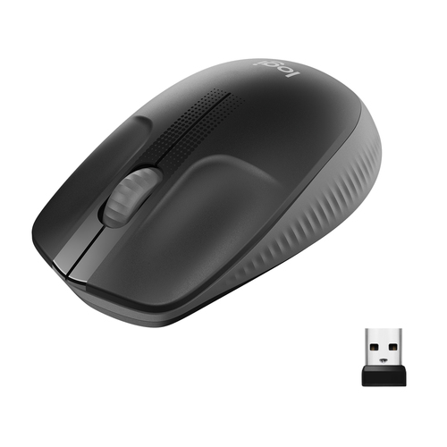 M190 FULL-SIZE WIRELESS MOUSE CHARCOAL EMEA – Logitech
