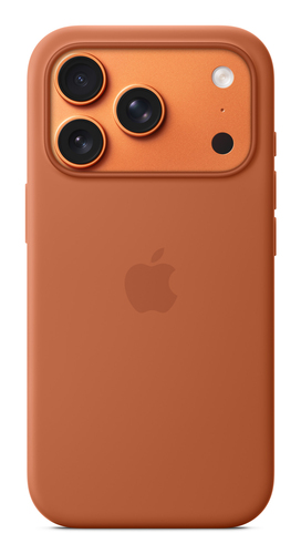 iPhone 17 Pro Silicone Case with MagSafe ? Terra Cotta – Apple