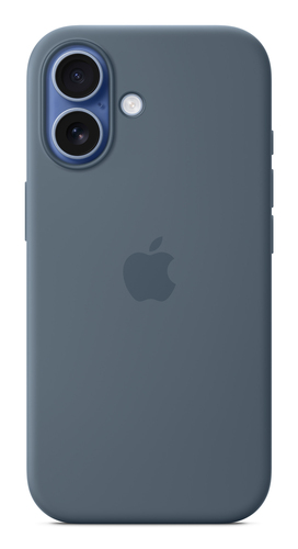 iPhone 17 Silicone Case with MagSafe - Anchor Blue – Apple