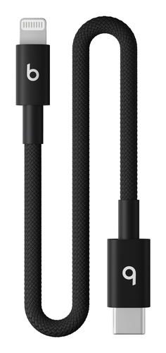 Beats USB-C to Lightning Woven Short Cable (20 cm) - Bolt Black – Apple