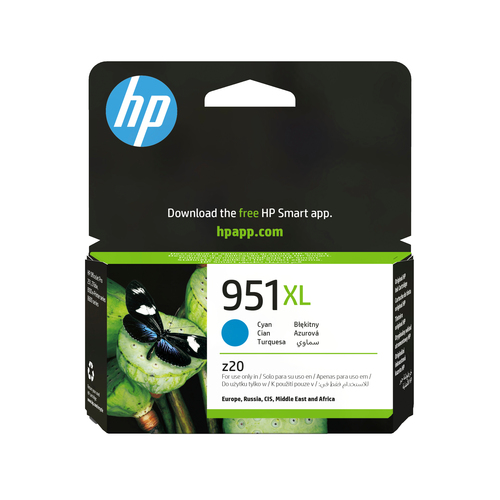 HP 951XL CYAN OFFICEJET INK SINGLE UNIT 1500 PAGES – HP Inc