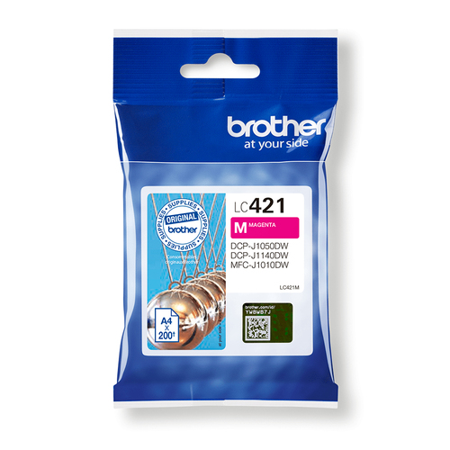 200-PAGE STANDARD CAPACITY MAGENTA K CARTRIDGE FOR DCP-J1 – Brother