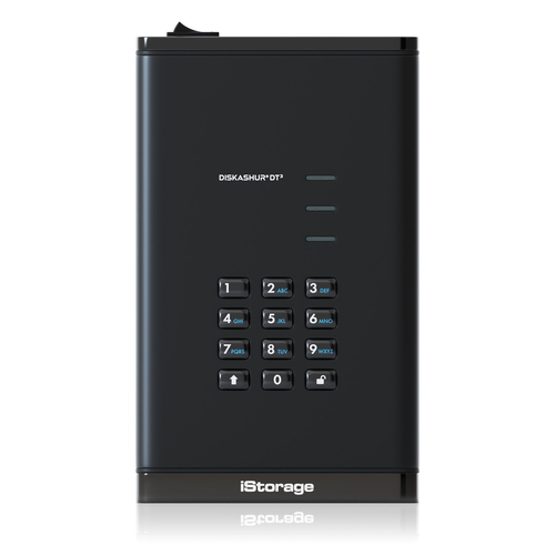 diskAshur DT3 HDD 256-bit 30TB FIPS 140-3 Level 3 – iStorage
