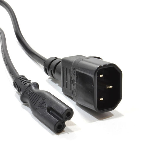 2M POWER CABLE EXTENSION IEC C14 TO C7 2M – Origin Storage Solutions