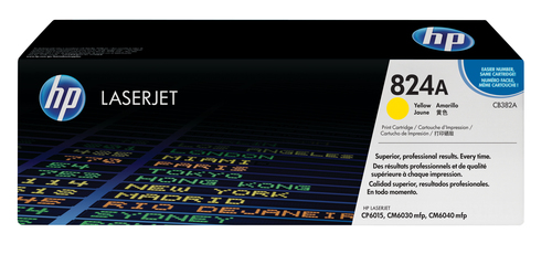 TONER CARTRIDGE 824A YELLOW W/ COLORSPERE TONER - CB382A – HP Inc