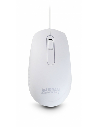 WIRED USB-A MOUSE - 1200DPI - WHITE – Urban Factory