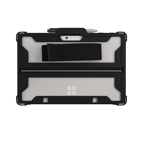MAXCases Extreme Shell - Notebook top and rear cover - 10 - black - for Microsoft Surface Go, Go 2 – MAXCASES