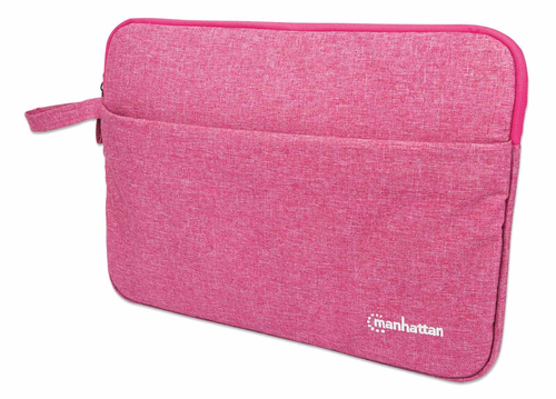 SEATTLE LAPTOP SLEEVE 14.5IN- CORAL FRONT POCKET PADDED SOFT – INTELLINET