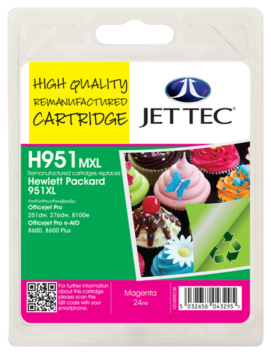 Jettec Compat HP951XL MAGENTA INK 24ML – Jet Tec