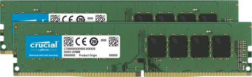16GB (8GBx2) Crucial DDR4 PC4-25600 3200MHz UDIMM Kit – Micron