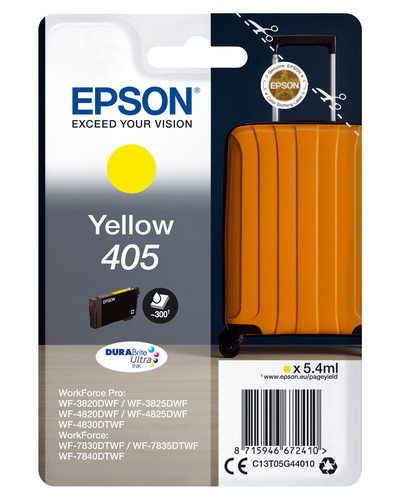 SINGLEPACK YELLOW 405 DURABRITE ULTRA K – Epson