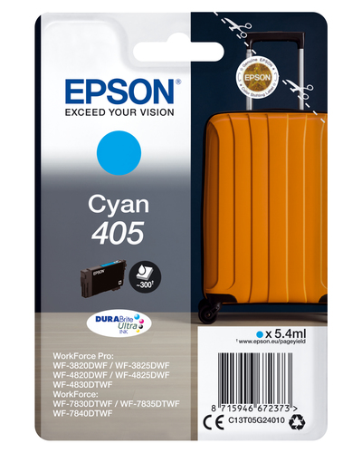 SINGLEPACK CYAN 405 DURABRITE ULTRA K – Epson