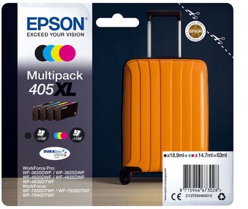 MULTIPACK 4-COLOURS 405XL DURABRITE ULTRA K – Epson