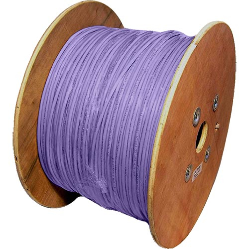 Cat5e Violet U/UTP PVC 24AWG Stranded Patch Cable 500m Reel – Cablenet
