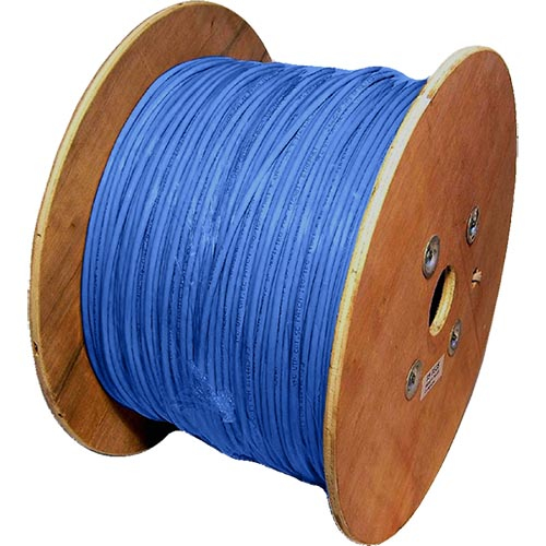 Cat6 Blue U/UTP PVC 24AWG Stranded Patch Cable 500m Reel – Cablenet
