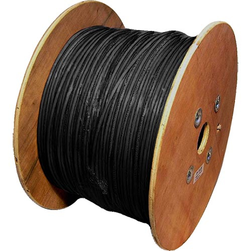 Cat6a Black S/FTP LSOH 26AWG Stranded Patch Cable 500m Reel – Cablenet