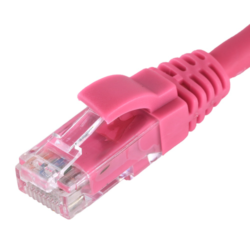 3m Cat5e RJ45 Pink U/UTP LSOH 24AWG Snagless Booted Patch Lead – Cablenet