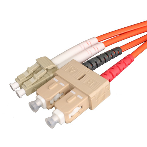 1m OM1 62.5/125 LC-SC Duplex Orange LSOH Fibre Patch Lead – Cablenet