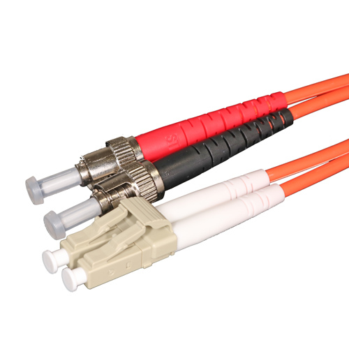 1m OM1 62.5/125 LC-ST Duplex Orange LSOH Fibre Patch Lead – Cablenet