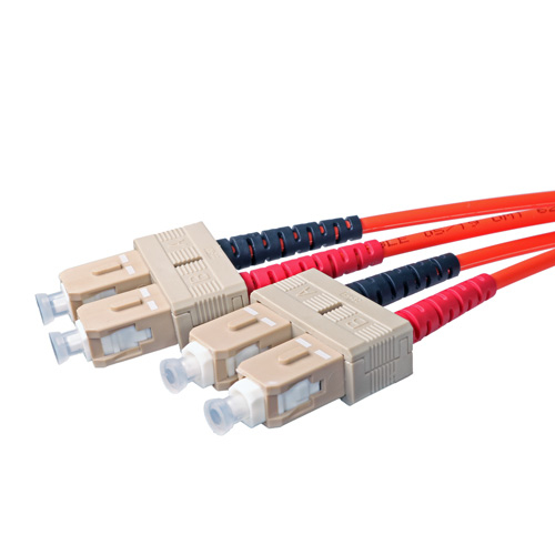 1m OM1 62.5/125 SC-SC Duplex Orange LSOH Fibre Patch Lead – Cablenet