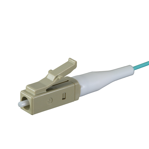 1m OM3 50/125 LC Pigtail Aqua Fibre Pigtail 900um – Cablenet