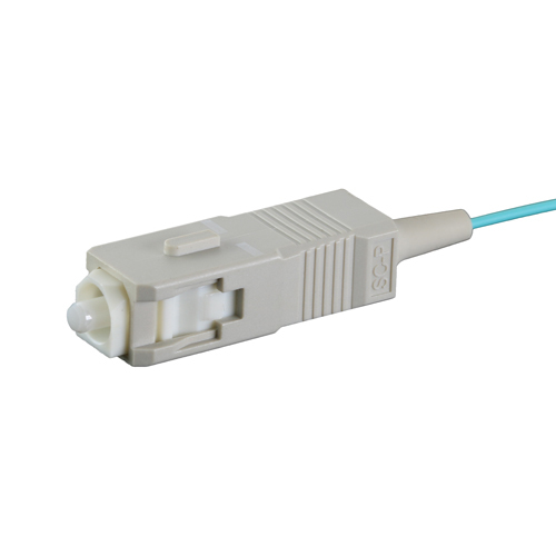 1m OM3 50/125 SC Pigtail Aqua Fibre Pigtail 900um – Cablenet