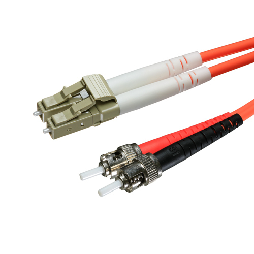 5m OM3 50/125 LC-ST Duplex Orange LSOH Fibre Patch Lead – Cablenet