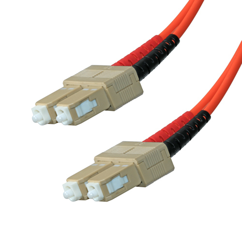2m OM3 50/125 SC-SC Duplex Orange LSOH Fibre Patch Lead – Cablenet