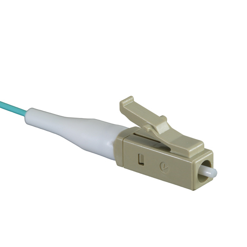 1m OM4 50/125 LC Pigtail Aqua Fibre Pigtail 900um – Cablenet