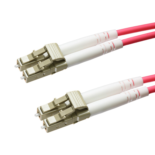 2m OM4 50/125 LC-LC Duplex Erika Violet LSOH Fibre Patch Lead – Cablenet