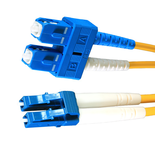 3m OS2 9/125 LC-SC Duplex Yellow LSOH Fibre Patch Lead – Cablenet