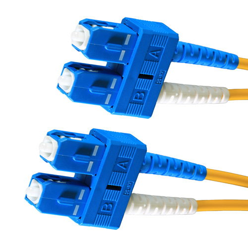 5m OS2 9/125 SC-SC Duplex Yellow LSOH Fibre Patch Lead – Cablenet