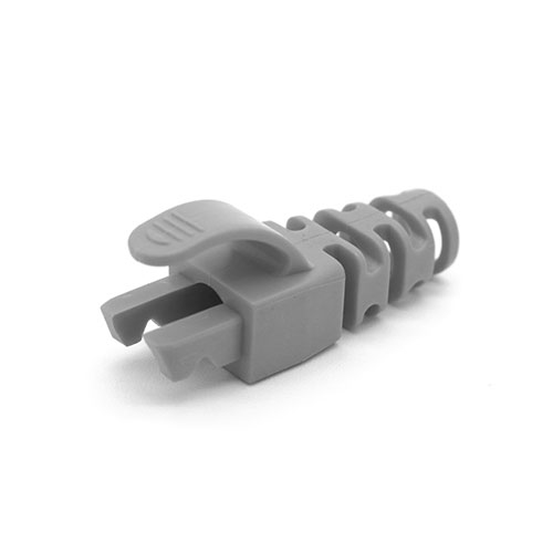 RJ45 Snagless Strain Relief Flush Boot Grey 6.5mm – Cablenet