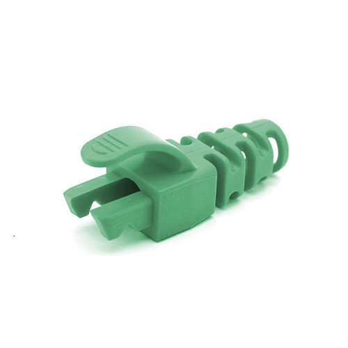 RJ45 Snagless Strain Relief Flush Boot Green 6.5mm – Cablenet