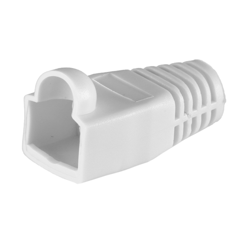 RJ45 Cat6a Boot White 6.5mm – Cablenet
