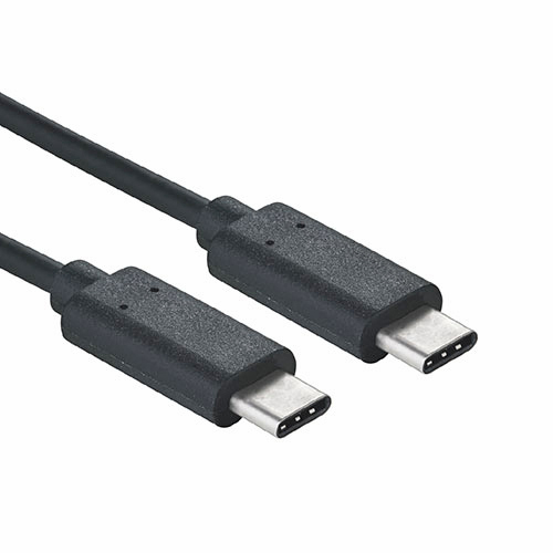 2m USB Type-C Male-Male Black 3.2 Gen2x2 20Gbps (Video) 100w PD – Cablenet