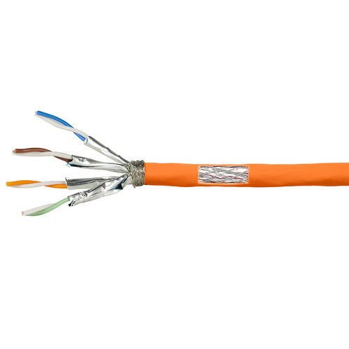 Cat.7 1000MHz Installation Cable AWG 23 S/FTP 100m, orange – LogiLink