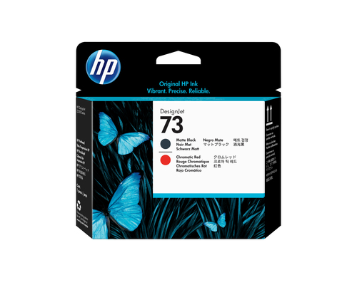 HP 73 MATTE BLACK / CHROMATIC RED PRINTHEAD ED WITH VIVERA INK – HP Inc