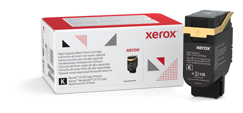 GENUINE XEROX BLACK HIGH CAPACITY TONER CARTRIDGE FOR THE XEROX C410 (USE & RET – Xerox