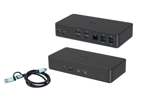 USB 3.0/USB-C/TB 3 PRO DUAL 4K DISPLAY DOCKING STATION GEN2 PD – ITEC