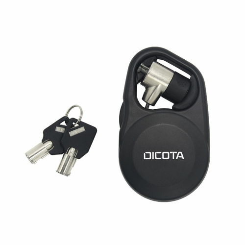 SECUR CABLE T-LOCK RETRACTABLE KEYED 3X7MM SLOT – Dicota