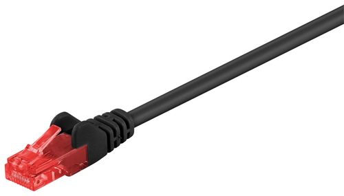 UTP CAT6 15M BLACK PVC – MicroConnect