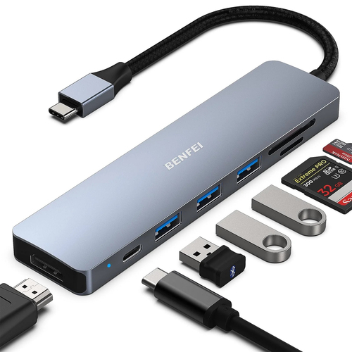 USB Type-C HUB 7-in-1 100W – Benfei