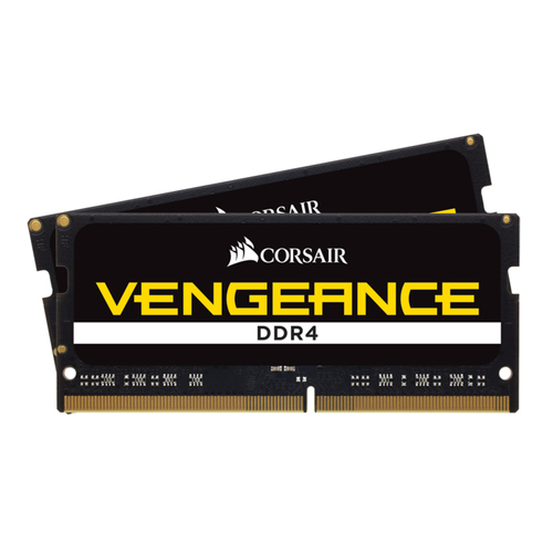 DDR4 3200MHz 32GB 2x16GB SODIMM Unbuffered 22-22-22-53 Vengeance SODIMM Black PCB 1.2V – Corsair